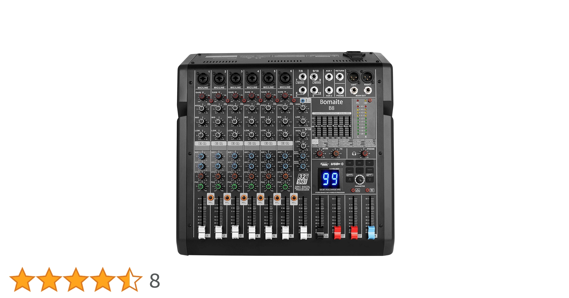 Bomaite B8 ミキサー Amazon | Bomaite DT8プロフェッショナルミキサーサウンドボード